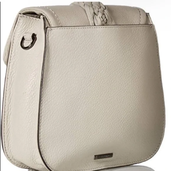 Rebecca Minkoff Isobel Saddle Bag Putty Grey - Picture 2 of 5